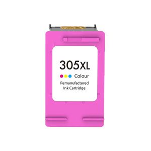 170866_1 HP 305XL Color Cartucho de Tinta Remanufacturado - Muestra Nivel de Tinta - Reemplaza 3YM63AE/3YM60AE