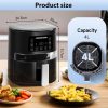Freidora De Aire Sin Aceite, 4l, 1600w