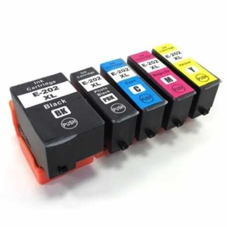 Epson 202XL JUEGO 5 UND.