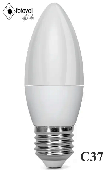 Bombilla LED C37 E27 12W Luz fría