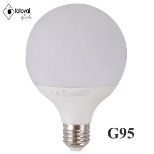 Bombilla LED G95 E27 15W Luz cálida