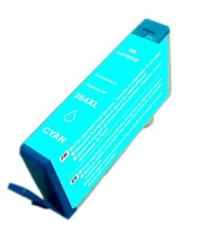 HP 364 CYAN HP 364XL Cyan Cartucho de Tinta Generico - Reemplaza CB323EE/CB318EE