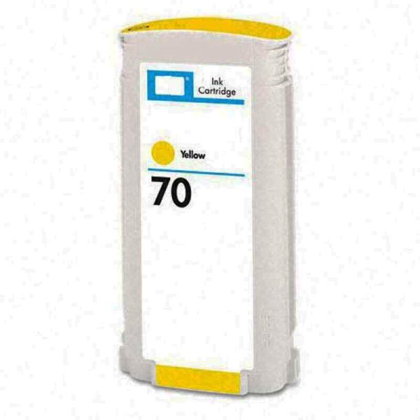 Sin título-26 HP 70 Amarillo Cartucho de Tinta Pigmentada Generico - Reemplaza C9454A