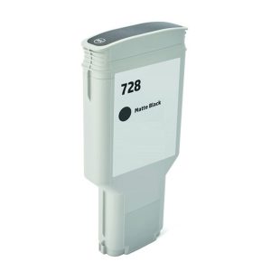 Sin título-29 HP 728 Negro Mate Cartucho de Tinta Pigmentada Generico - Reemplaza F9J68A/F9J64A/3WX25A