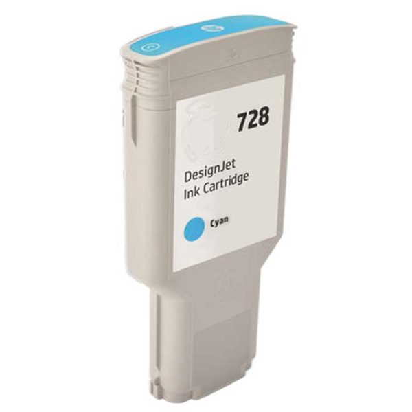 HP 728 Cyan Cartucho de Tinta Generico - Reemplaza F9J67A/F9J63A