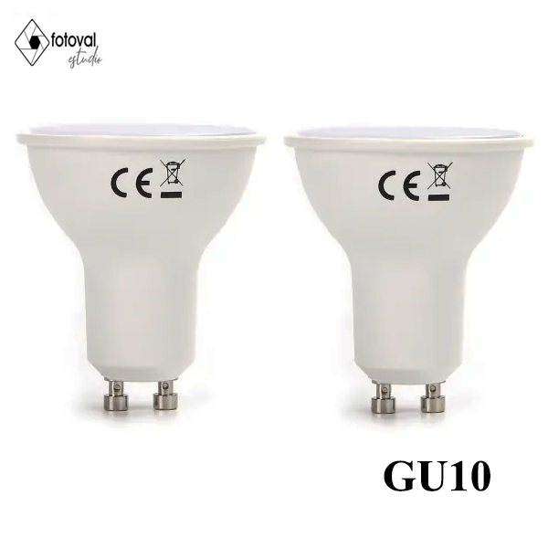 Bombilla LED GU10 8W 2 piezas 6500K