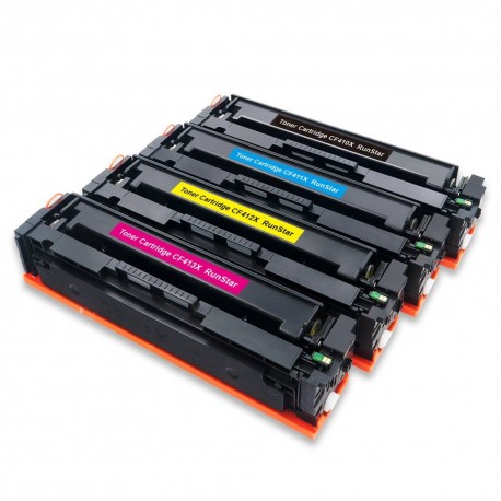 HP CF400X/CF400A/CF540X/CF540A JUEGO 4 UND.