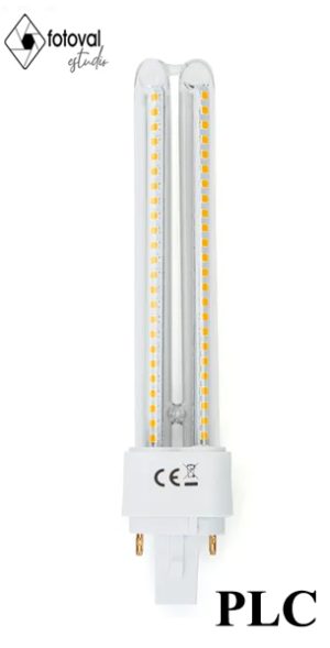 plc 12 c Bombilla LED PLC 2U 12W Luz cálida