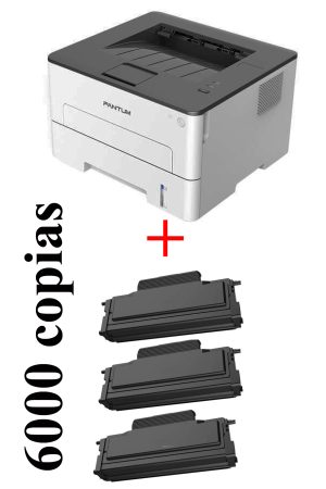 pantium Pantum P3020D Impresora Laser Monocromo Duplex 30ppm + 3 toner de 6000 copias