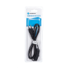 Interruptor con cable 2 x 0,75 mm², 1,5 m, negro