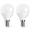 Bombilla LED G45-E14-5W-6500K-420lm-2 pcs