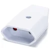Enchufe alemán hembra para cablear, 10 A, blanco