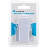 Enchufe alemán hembra para cablear, 10 A, blanco