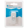 Interruptor central para cablear de 4 A,blanco