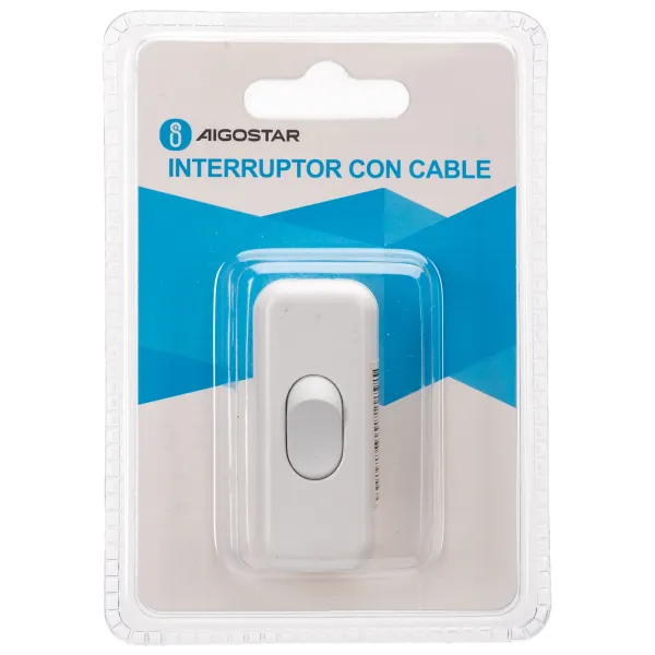 Interruptor central para cablear de 4 A,blanco
