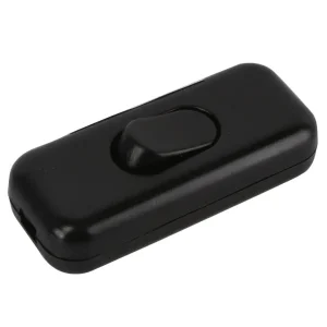 Interruptor central para cablear de 4 A, negro