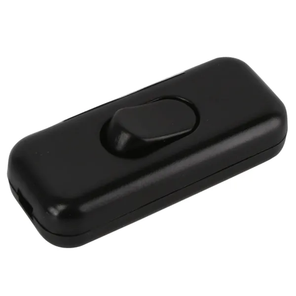 Interruptor central para cablear de 4 A, negro