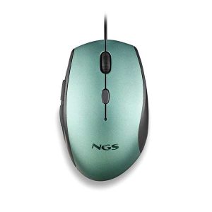 NGS Moth Ice Raton USB 1600dpi + Adaptador USB-A a USB-C - 5 Botones