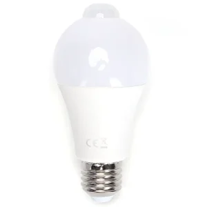 LED A60 E27 6W con sensor infrarrojo