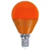Bombilla LED G45-E14-4W-Luz naranja