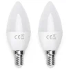Bombilla LED C37-E14-10W-6500K-935lm-2 pcs