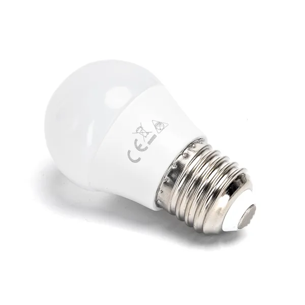 LED G45 E27 6W 4000K 5 piezas
