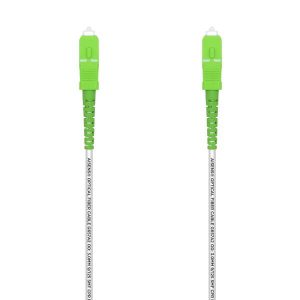 173716_1 Cable Fibra Optica Latiguillo G657A2 3.0 9/125 SMF Simplex CPR Dca LSZH - SC/APC-SC/APC - 2.0M - Color Blanco