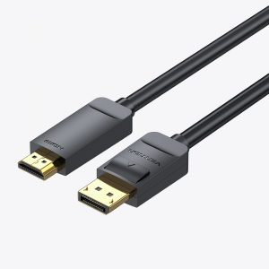 Cable Conversor DisplayPort Macho a HDMI Macho 4K - 0.5m - Color Negro