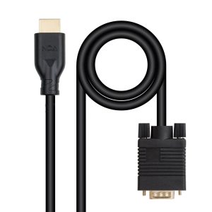 403078_1 Cable Conversor VGA a HDMI - VGA/M-HDMI/M - 3m - Color Negro