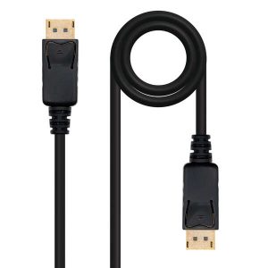 Cable Displayport 1.2 CCS DP/M-DP/M - Longitud 3m - Soporta Resoluciones de Video de hasta 4K - Color Negro