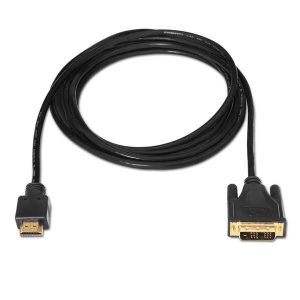 Cable DVI a HDMI - DVI18+1/Macho-HDMI A Macho - 1.8m -4k - Color Negro