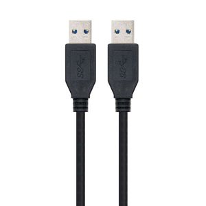 Cable USB-A 2.0 Macho a USB-A Macho 2m