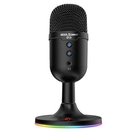 MICRÓFONO GAMING RGB USB G13 | CANCELACIÓN DE RUIDO COOLSOUND